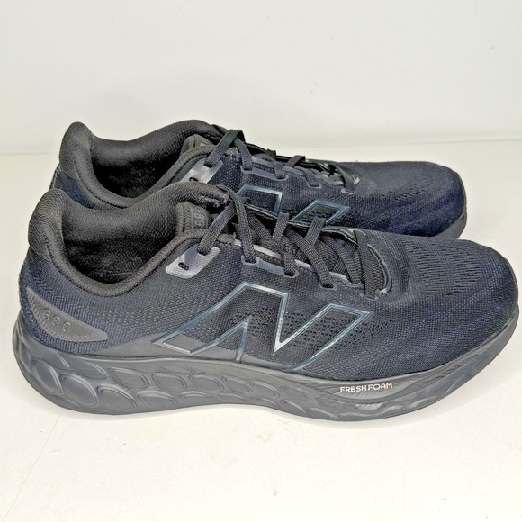 New Balance Fresh Foam 680 Shoes Mens Size 12 Black Running Sneakers M680CK3 - Picture 1 of 9